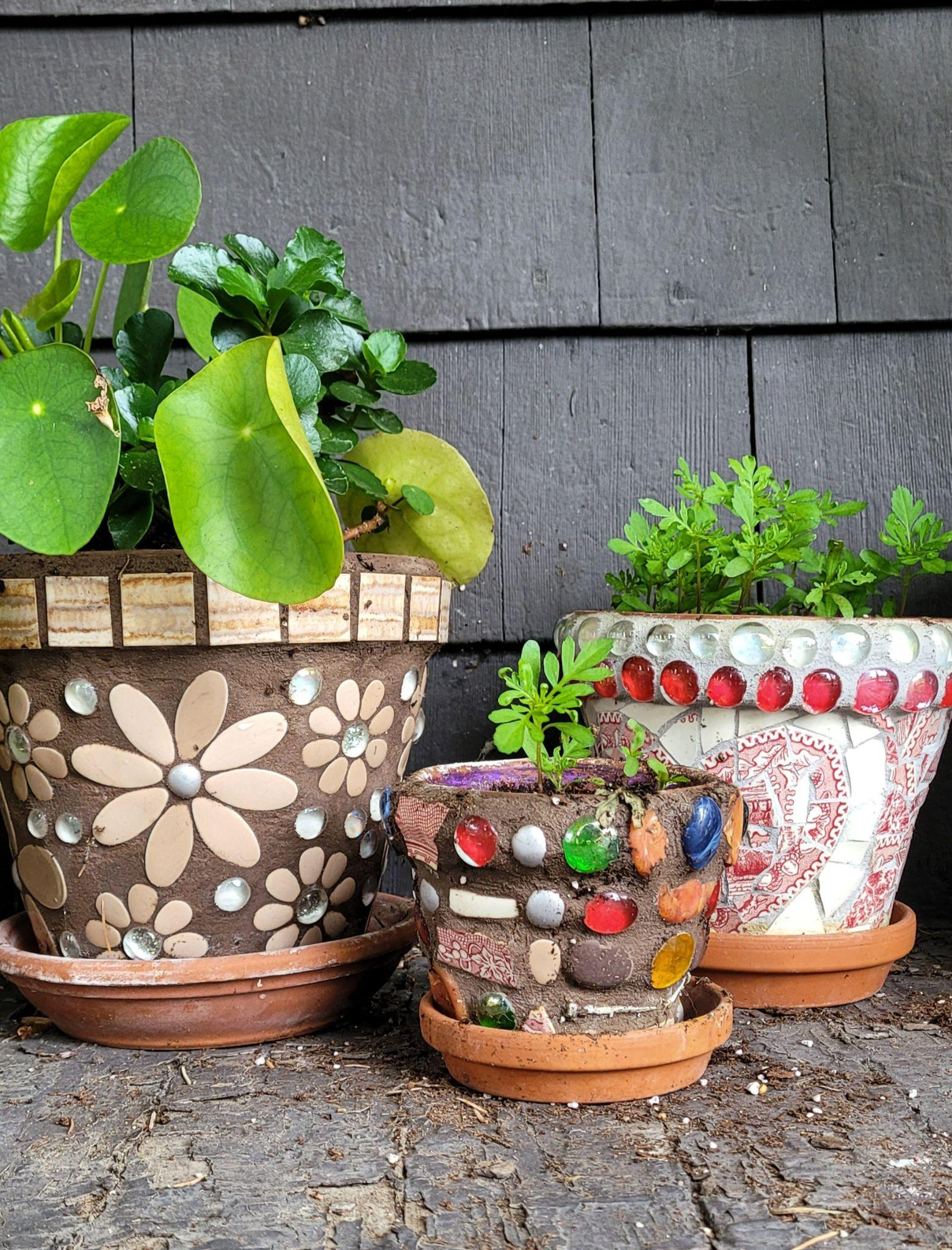 Mosaic Flower pots