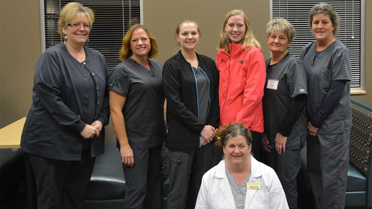 CNA Graduates from the Phillips campus standing together