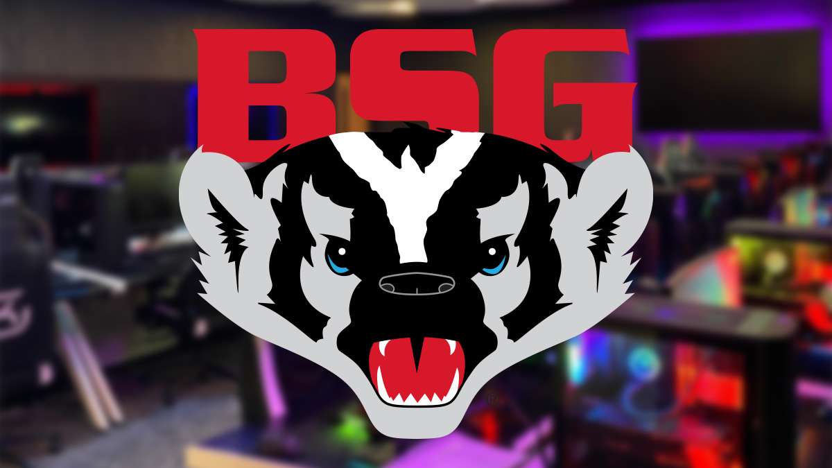 Badger State Games Logo and NTC esports Arena