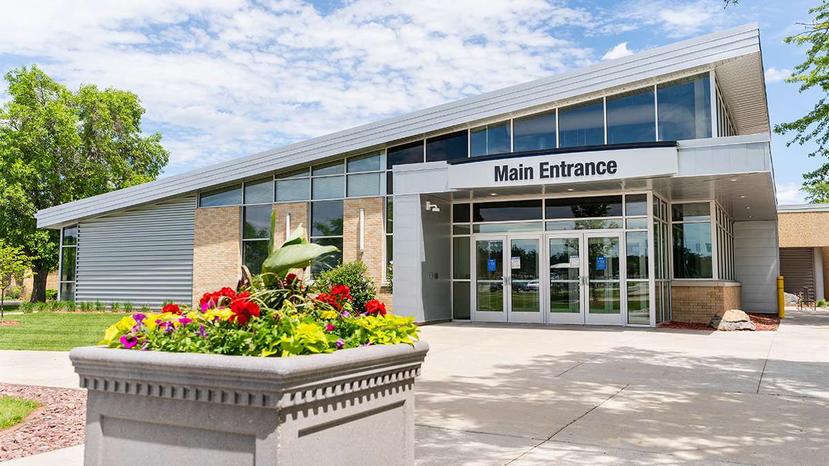 An exterior view of the Northcentral Technical College Wausau Campus main entrance.