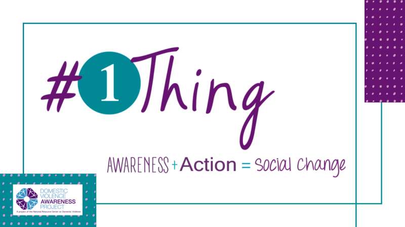 #1Thing | Awareness + Action = social change