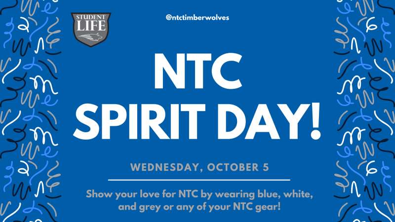 NTC Spirit Day! Wednesday, October 5