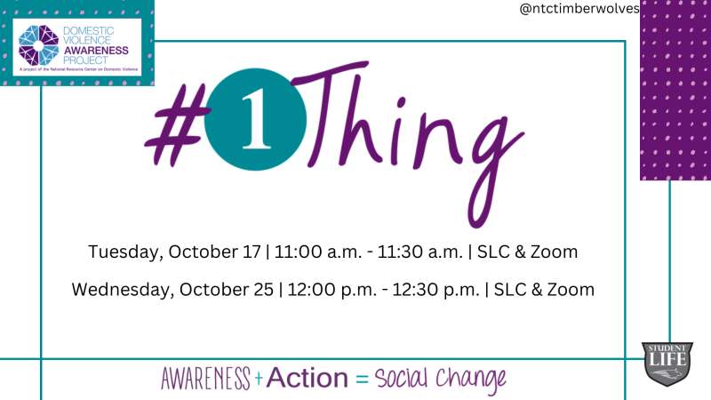 #1thing campaign logo