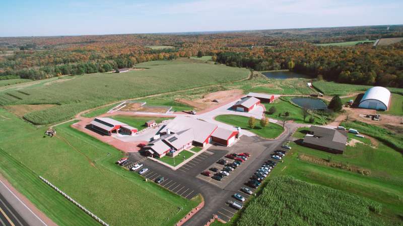 Overhead image of Agriculture Center of Excellence