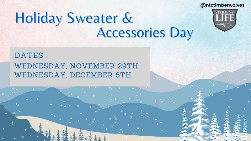 holiday sweaters and accessories day