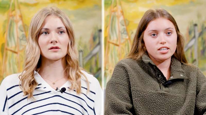 Bryn Schroeder and Abigail Dhein, Youth Apprentices