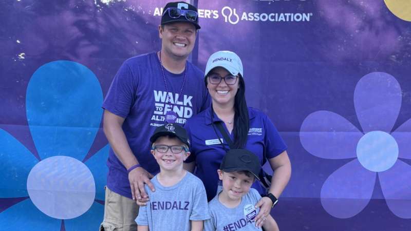 Greg, Kayla, Gannon and Landon Wiesemann