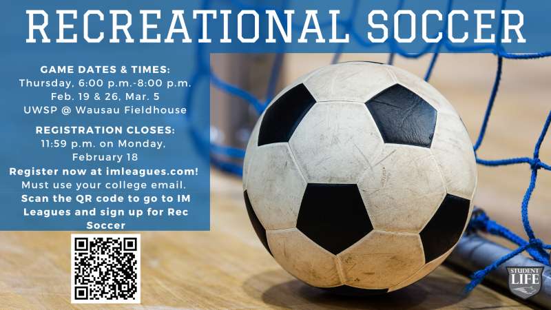 sign saying that recreational soccer registration is now open