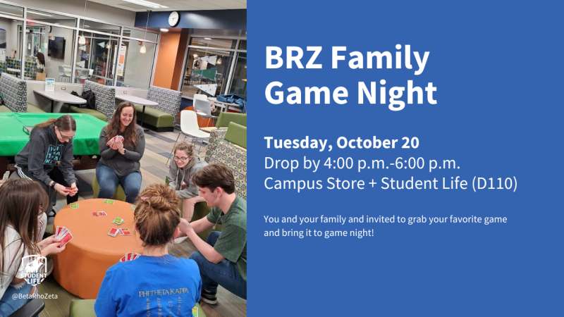 Students play a game with an overlay of event info.