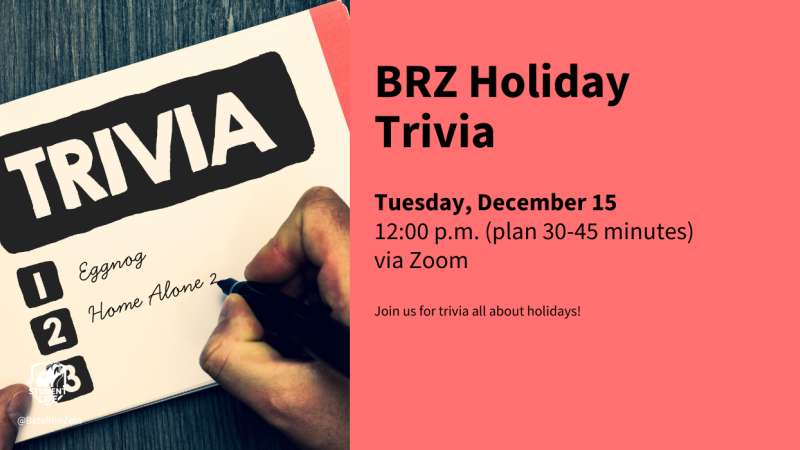 Trivia entry sheet with an overlay of event info.
