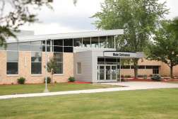 Exterior of the Main entrance of the Wausau Campus