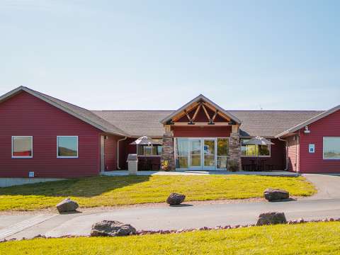 An exterior view of Northcentral Technical College's Agriculture Center of Excellence.