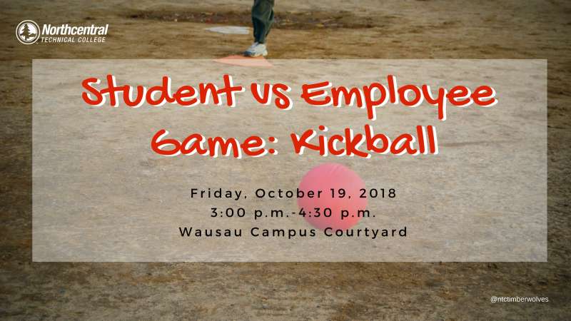 Kickball field with overlay of event info.