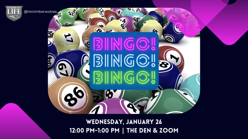 colorful bingo balls on a dark background