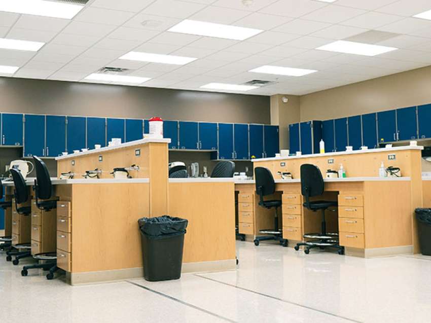 A wide interior view of our Dental Clinic Facility